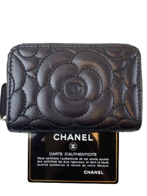 chanel camelia card holder|Chanel Camellia Card Holder .